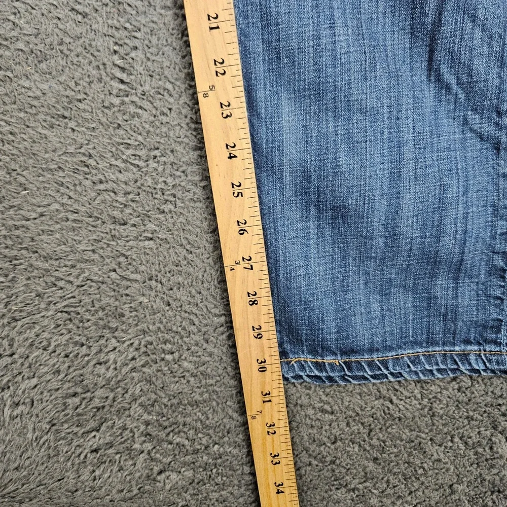 Levis 505 Regular Fit Mens Jeans 32x32‎ Blue Medium Wash Straight Leg Denim